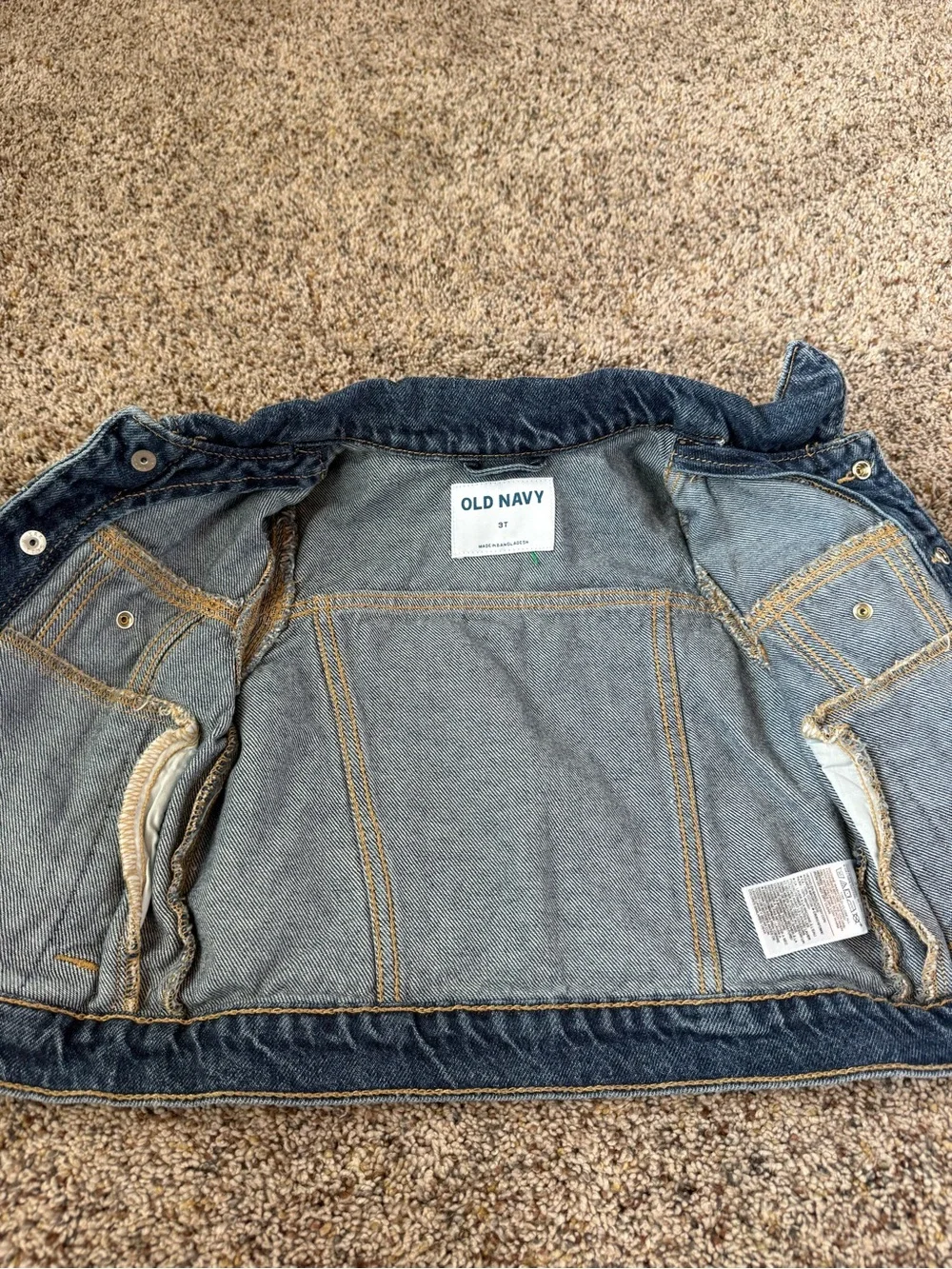 Old Navy Toddler Denim Jean Jacket — Size 3T